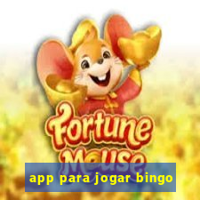 app para jogar bingo